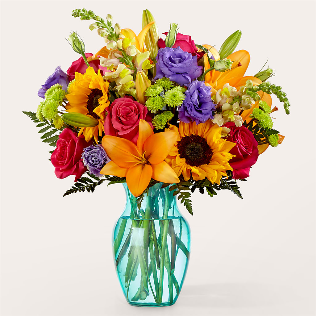 Double Rainbow Bouquet – Blossom Flowers And Gift, Lauderhill FL