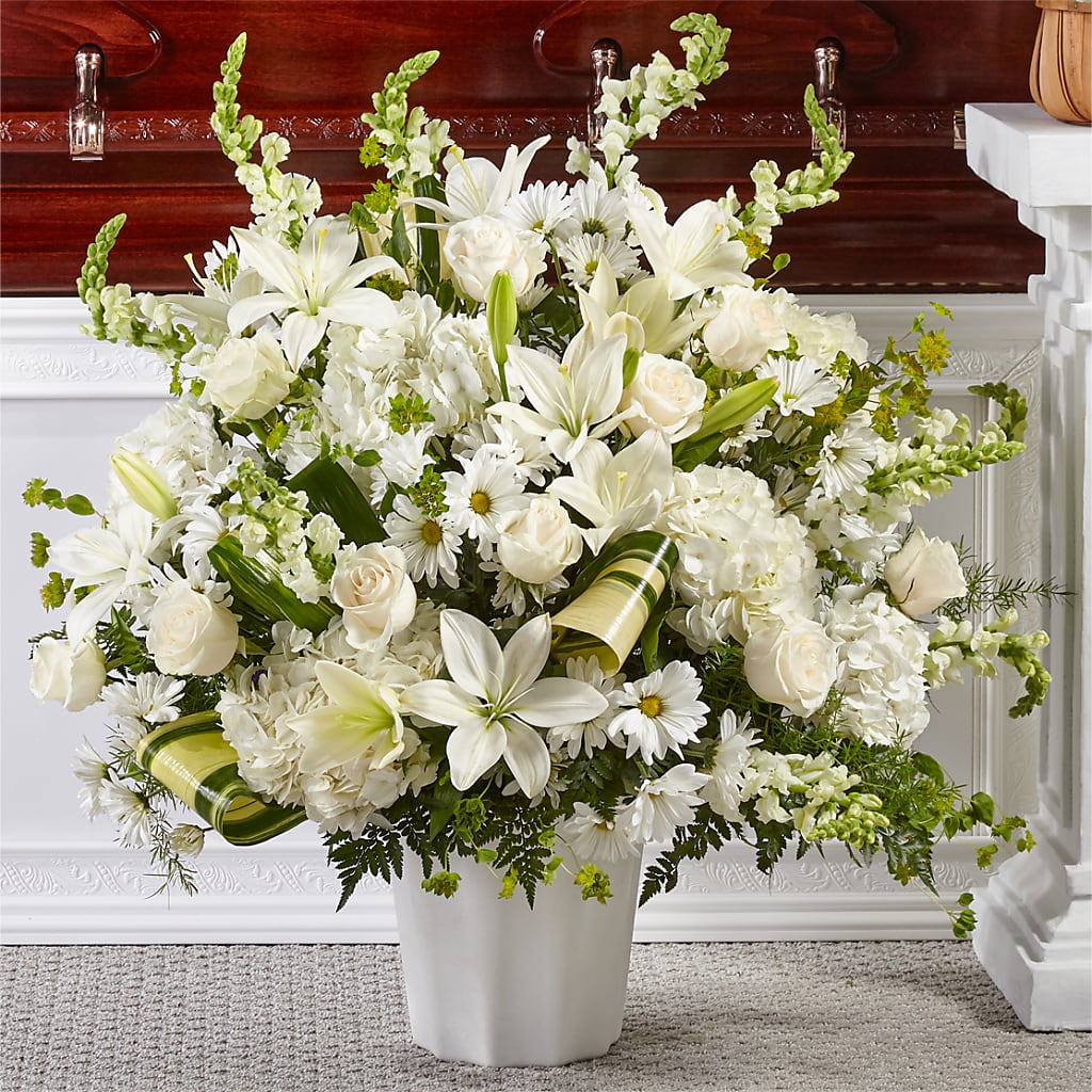Thoughts of Tranquility Floor Basket – Blossom Flowers And Gift, Lauderhill FL