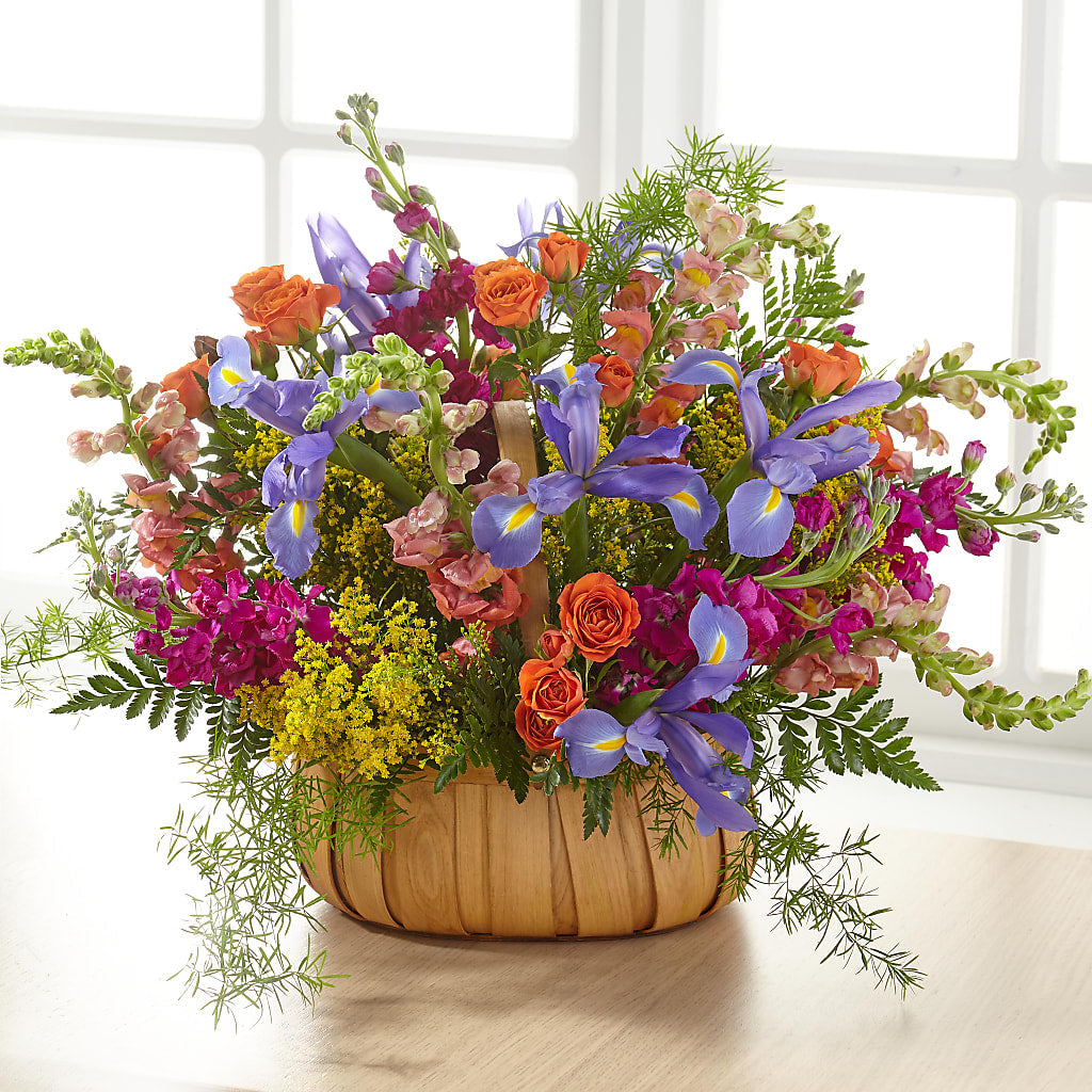 Garden of Life Basket – Blossom Flowers And Gift, Lauderhill FL