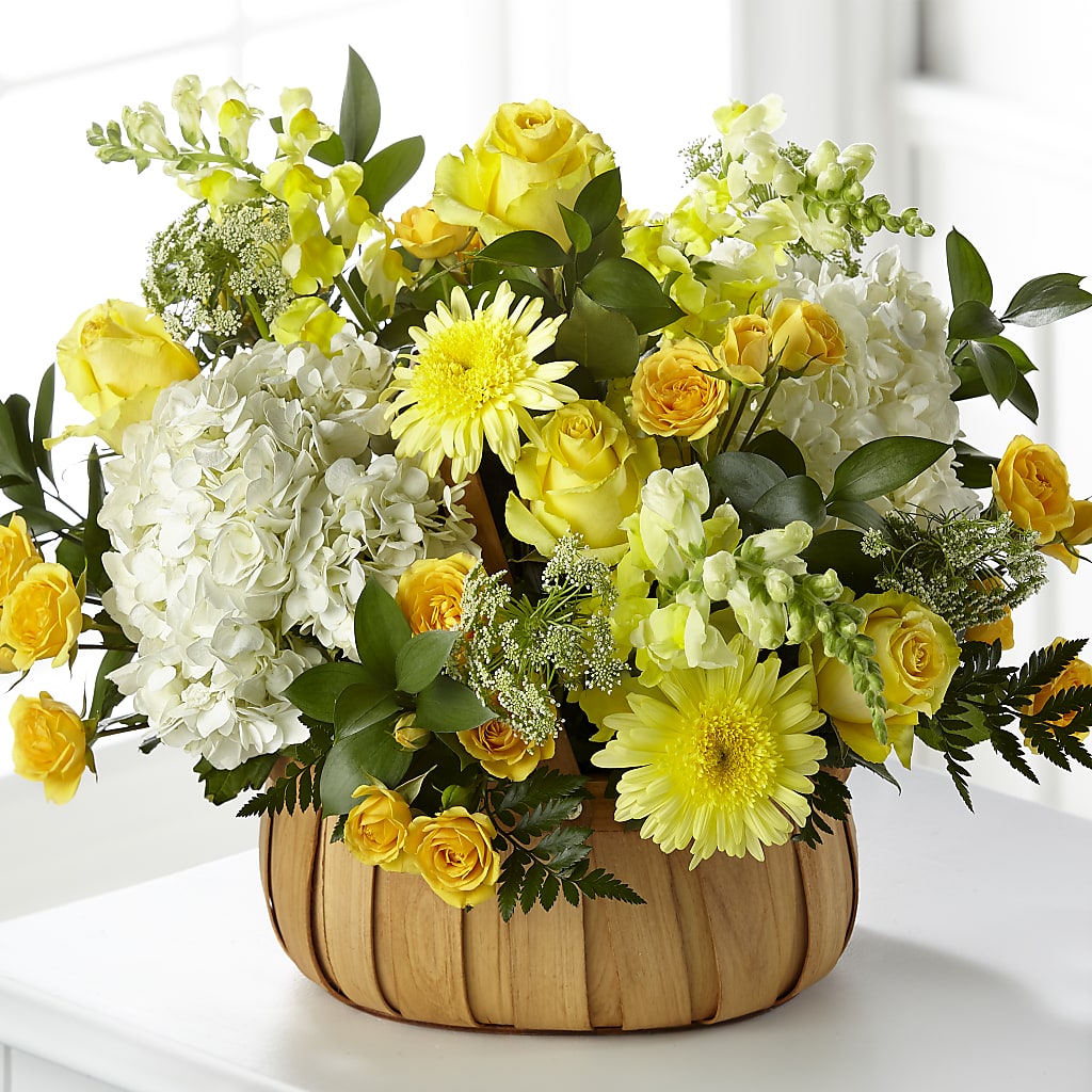 Rustic Remembrance Basket – Blossom Flowers And Gift, Lauderhill FL