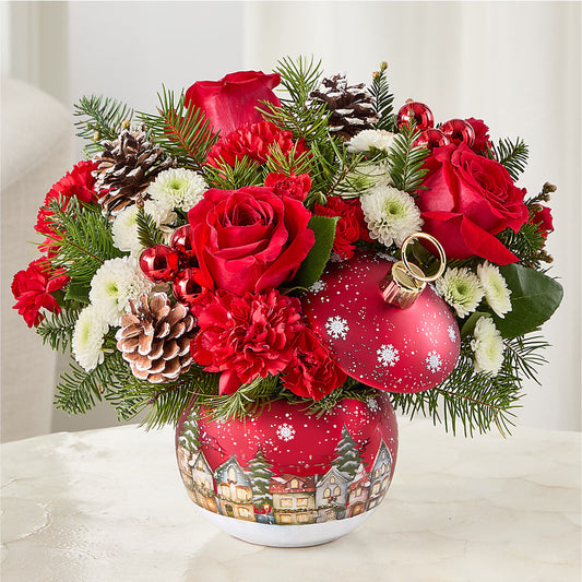 Christmas Carols Ornament –  Blossom Flowers And Gift, Lauderhill FL