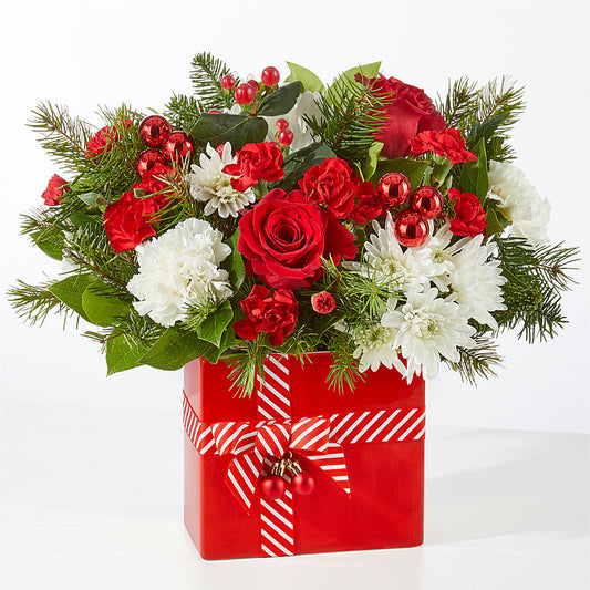 Presents Under the Tree Bouquet –  Blossom Flowers And Gift, Lauderhill FL