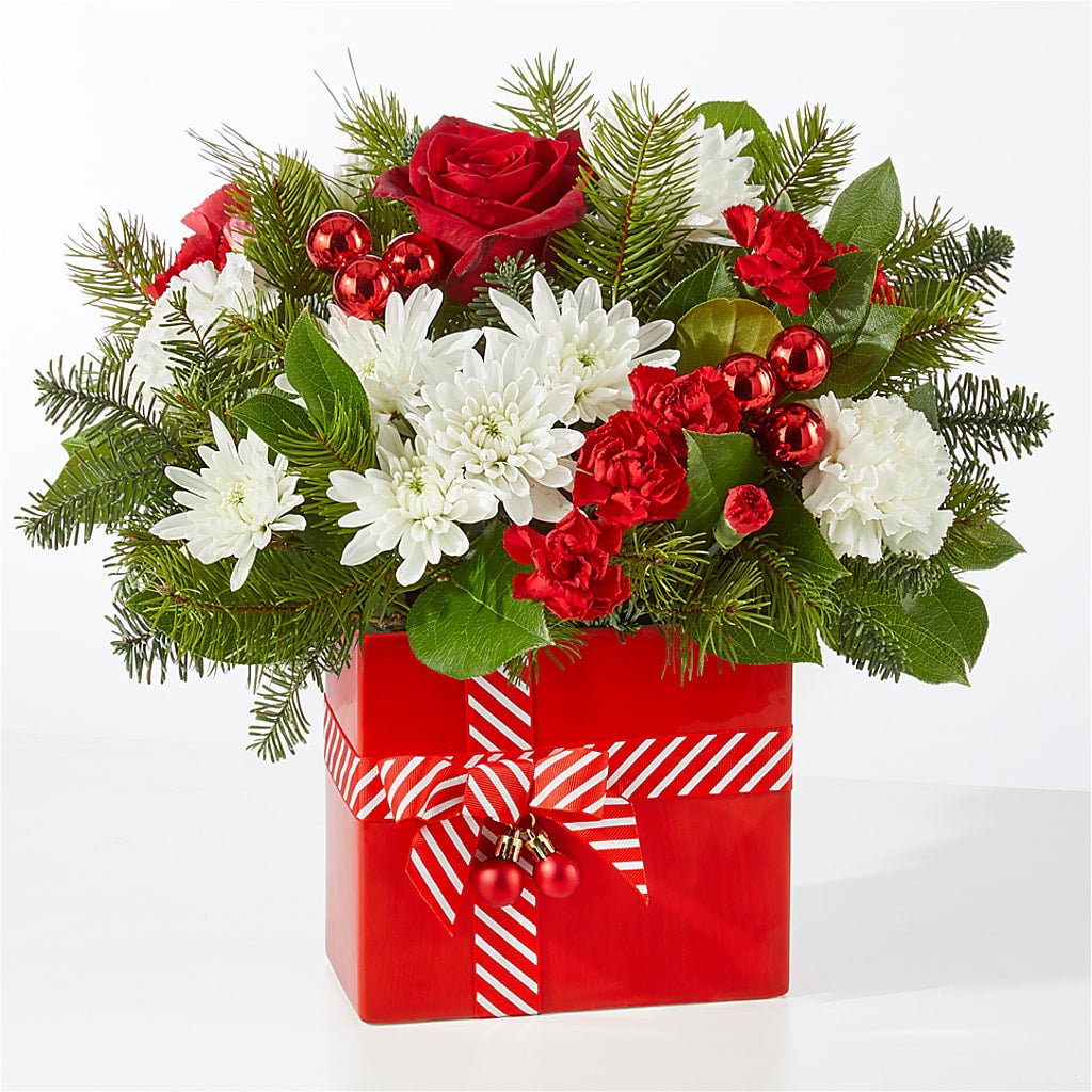Presents Under the Tree Bouquet –  Blossom Flowers And Gift, Lauderhill FL