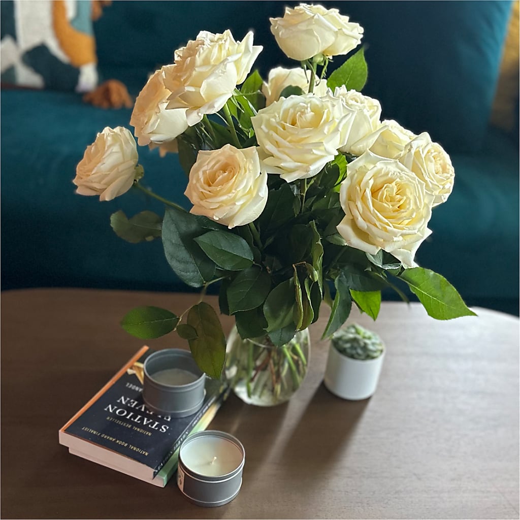 Long Stem Yellow Rose Bouquet –  Blossom Flowers And Gift, Lauderhill FL