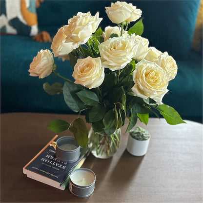 Long Stem Yellow Rose Bouquet –  Blossom Flowers And Gift, Lauderhill FL