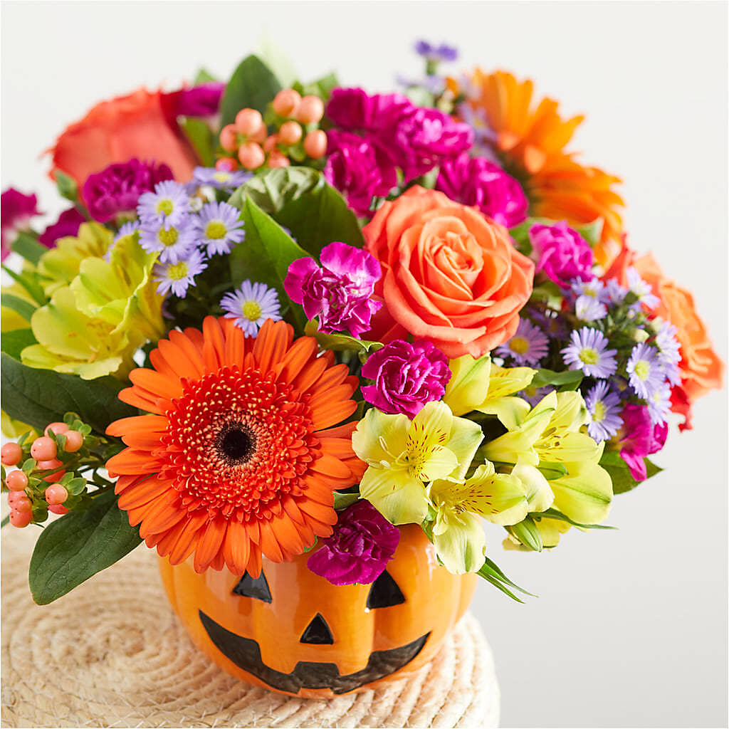 Tricks & Treats Pumpkin –  Blossom Flowers And Gift, Lauderhill FL