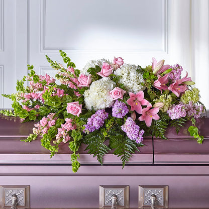 Life's Gratitude Casket Spray –  Blossom Flowers And Gift, Lauderhill FL