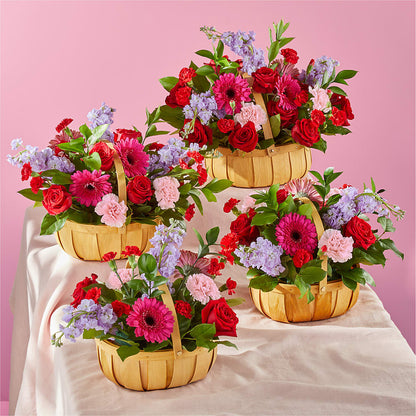 Pink Picnic Basket –  Blossom Flowers And Gift, Lauderhill FL