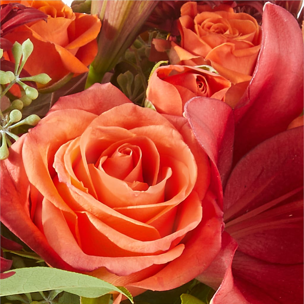 Crimson Leaves Bouquet –  Blossom Flowers And Gift, Lauderhill FL
