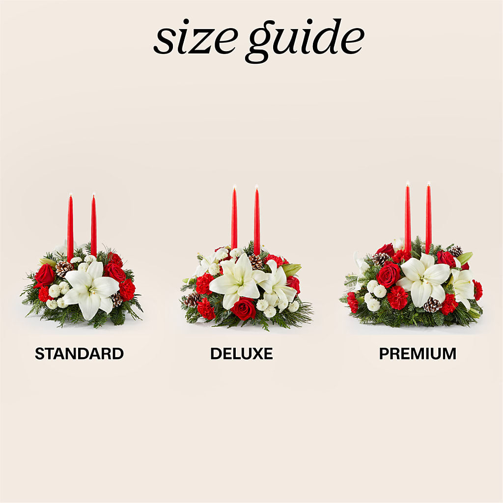 Seasonal Festivities Centerpiece –  Blossom Flowers And Gift, Lauderhill FL