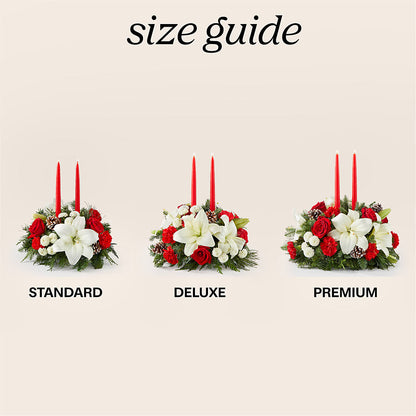 Seasonal Festivities Centerpiece –  Blossom Flowers And Gift, Lauderhill FL